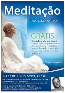 cartaz curso meditar