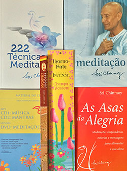 superkit livro meditacao incenso musica