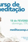 FEVEREIRO/2024 - Curso de meditação aos domingos em São Paulo